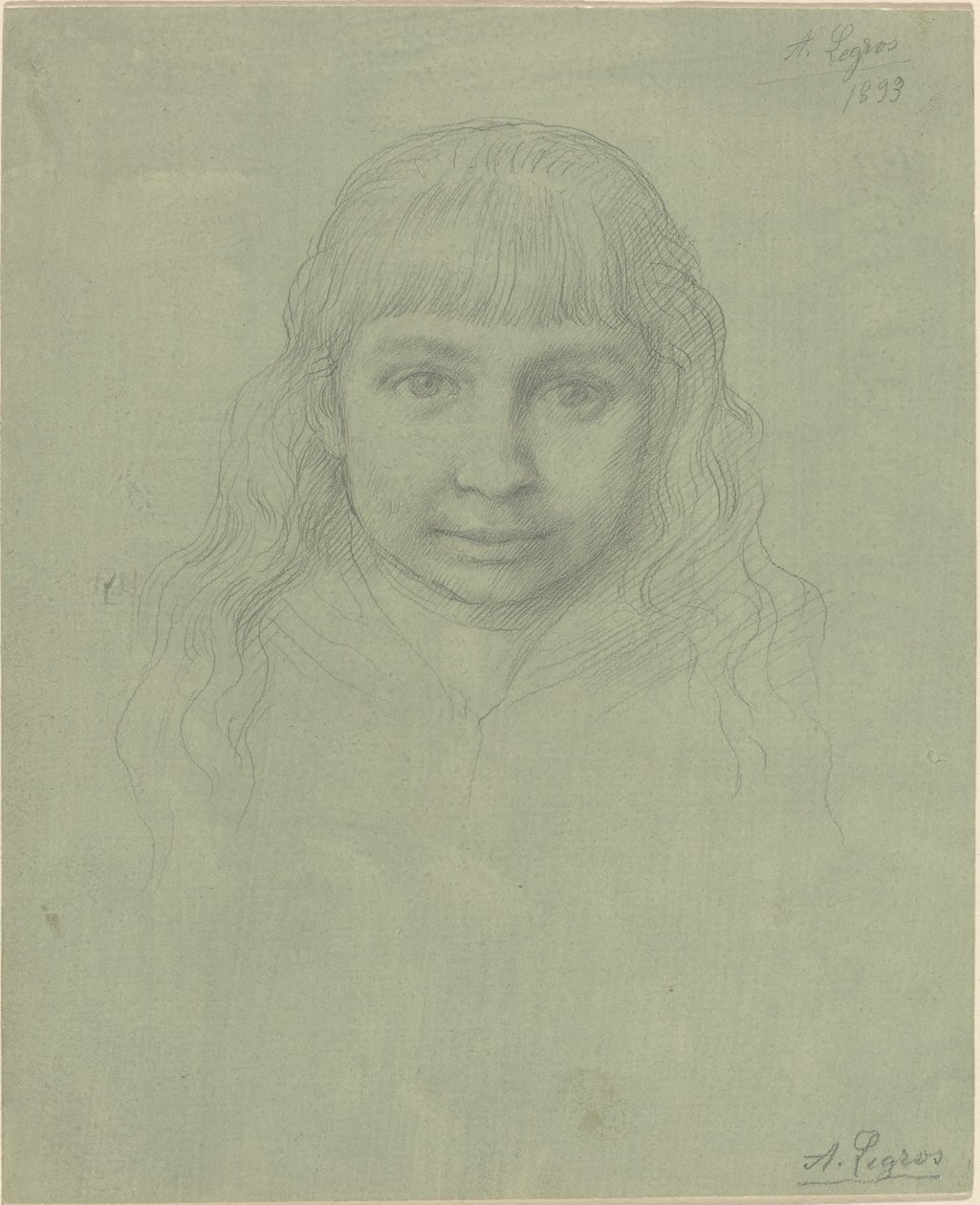 子供の頭、1893年。 作： アルフォンス・レグロス
