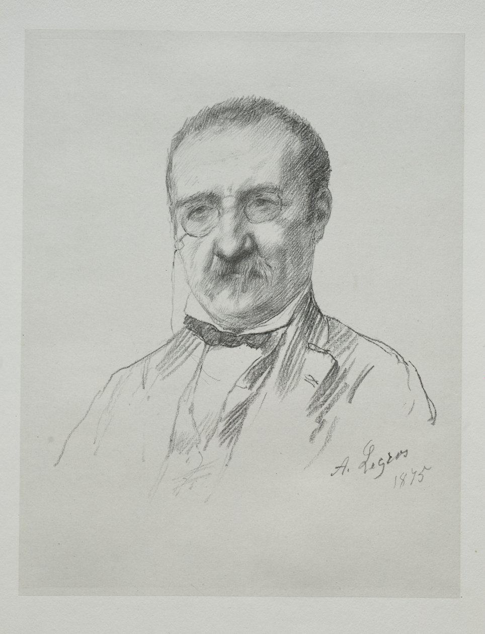 Champfleury、1875年。 作： アルフォンス・レグロス