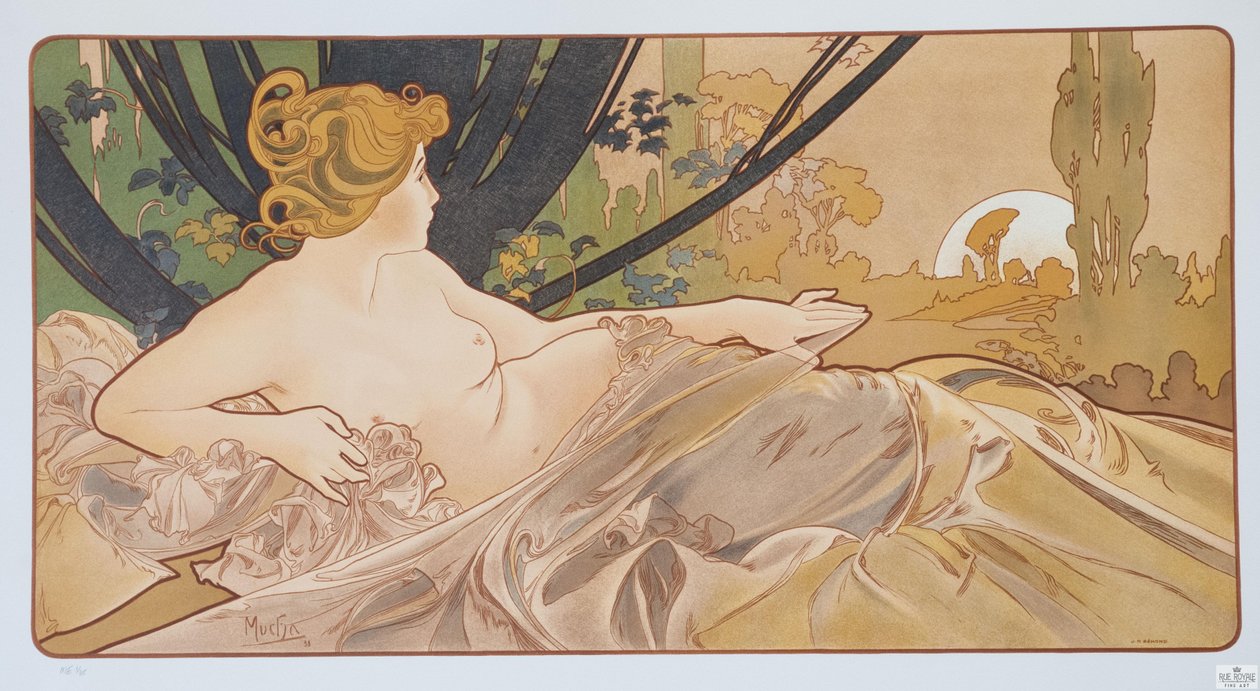 ドーン、1899年。 作： アルフォンス・ミュシャ