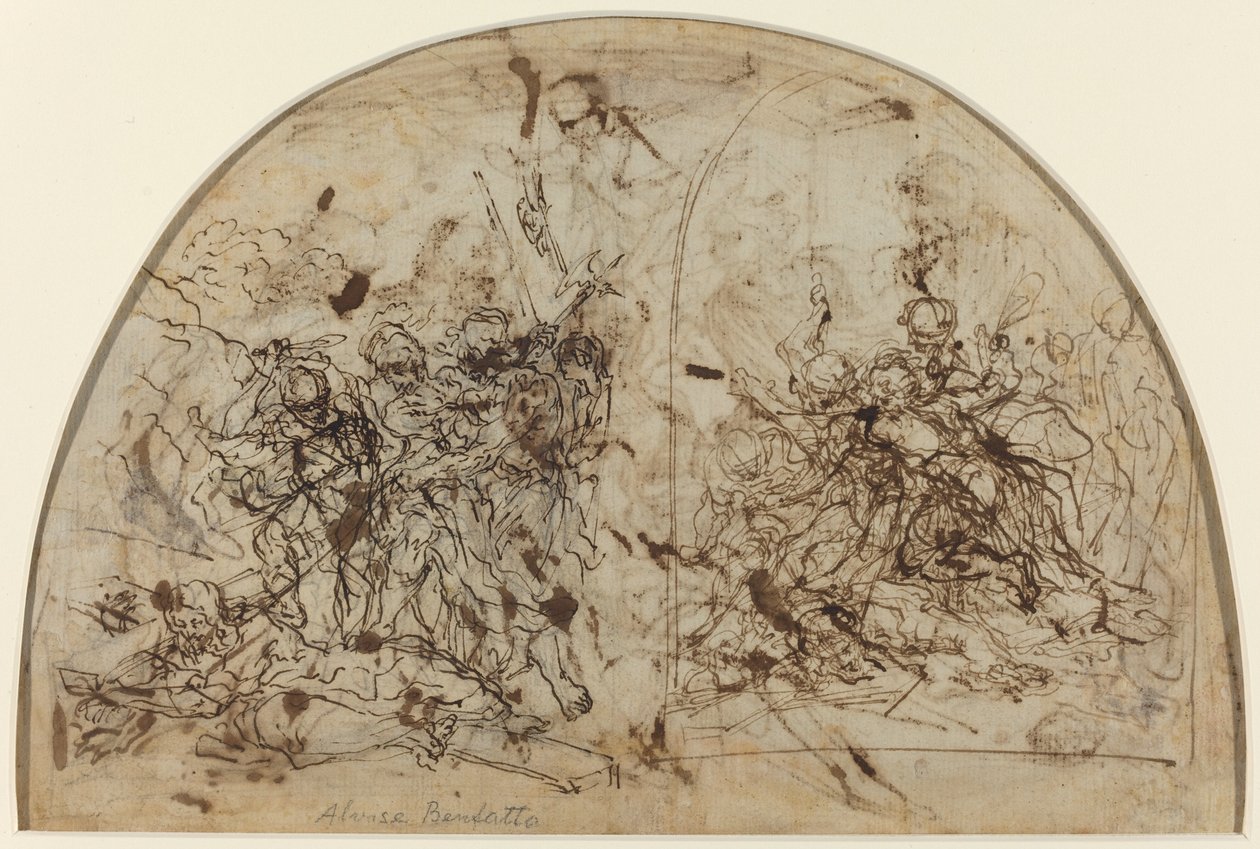 十字架につけられたキリスト 作： Alvise dal Friso