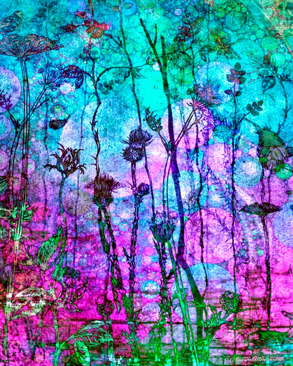 A Rich Tapestry（Cool）、2014、（digital mixed media phoneography） 作： アリゼンムーンシャドウ