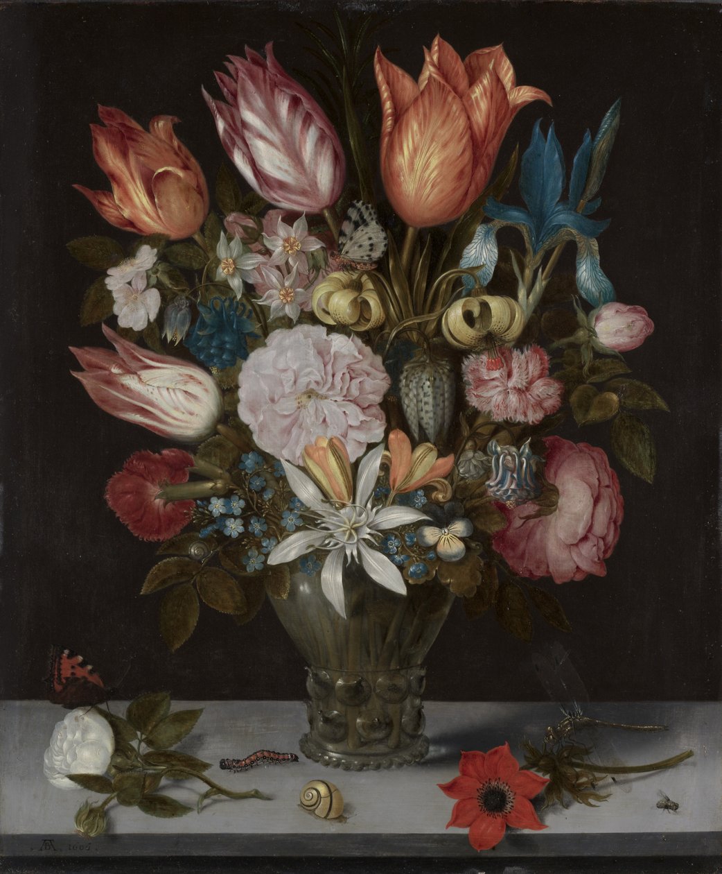 グラスの中の花1606 作： アンブロジウス・ボスハールト長老