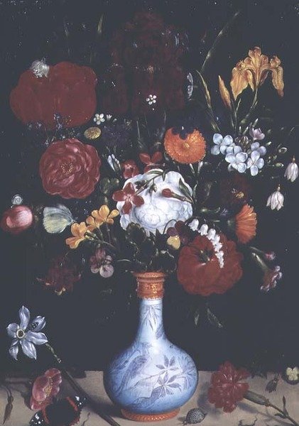 花のある静物画 作： アンブロシウス・ザ・ヤンガー・ボスシャールト