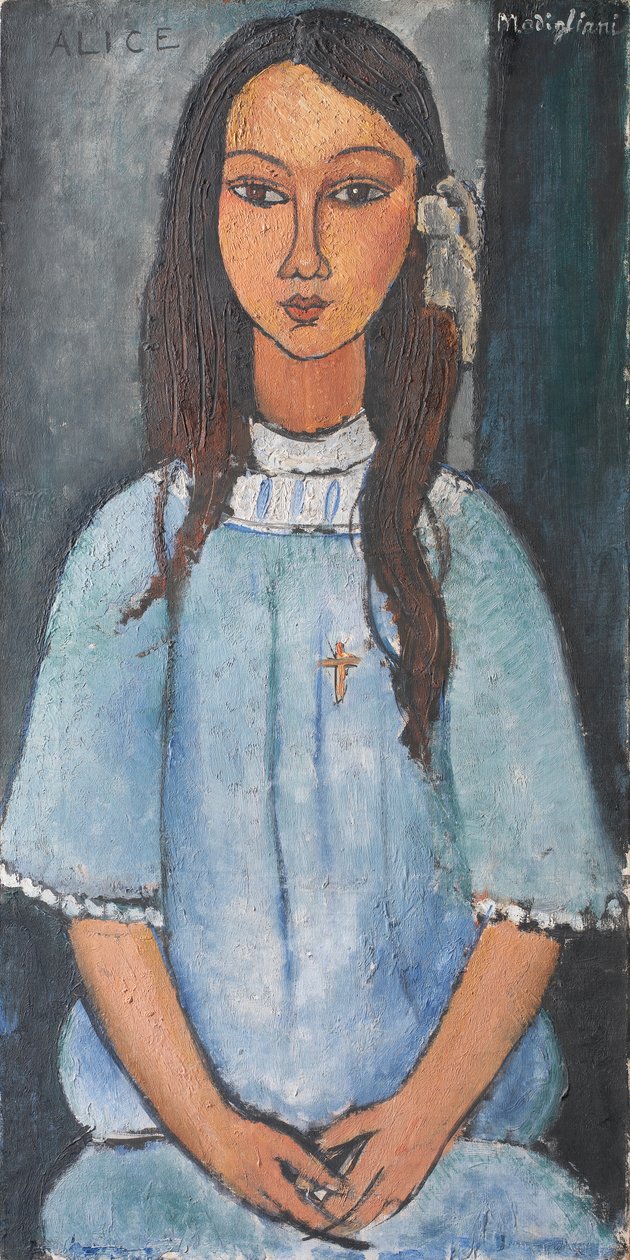 アリス、c。 1918 作： アメデオ・モディリアーニ