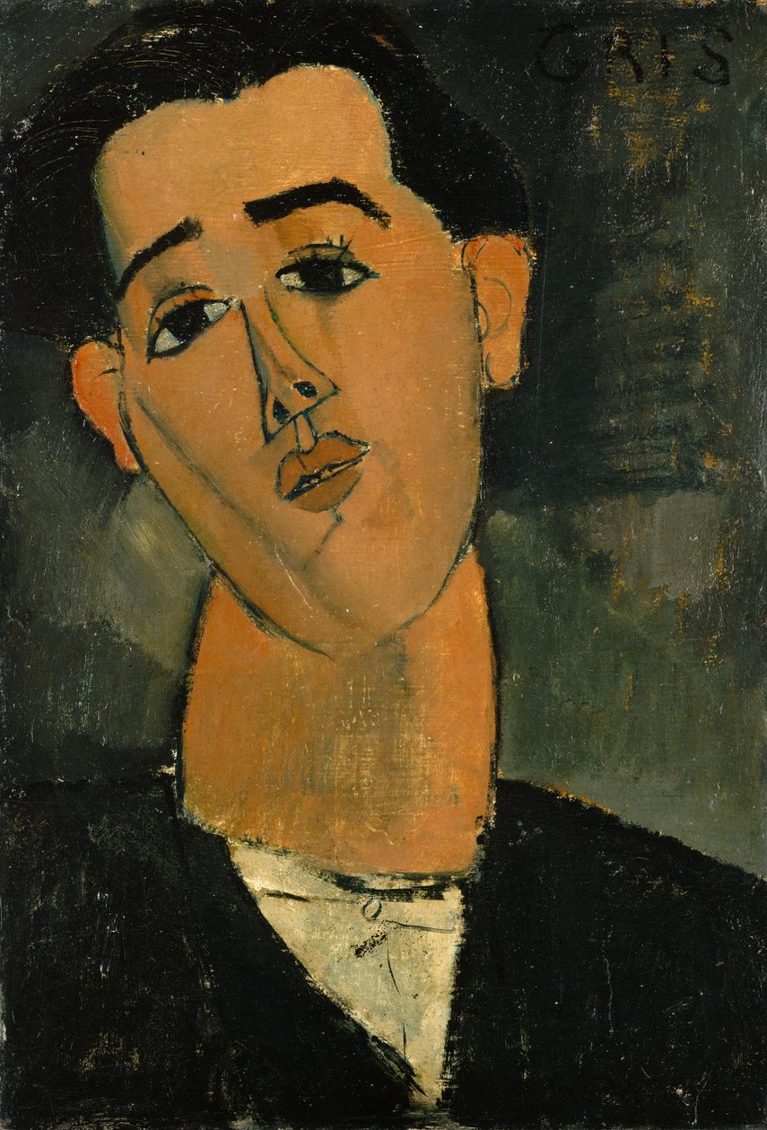 ファン・グリスの肖像（1887-1927）1915 作： アメデオ・モディリアーニ