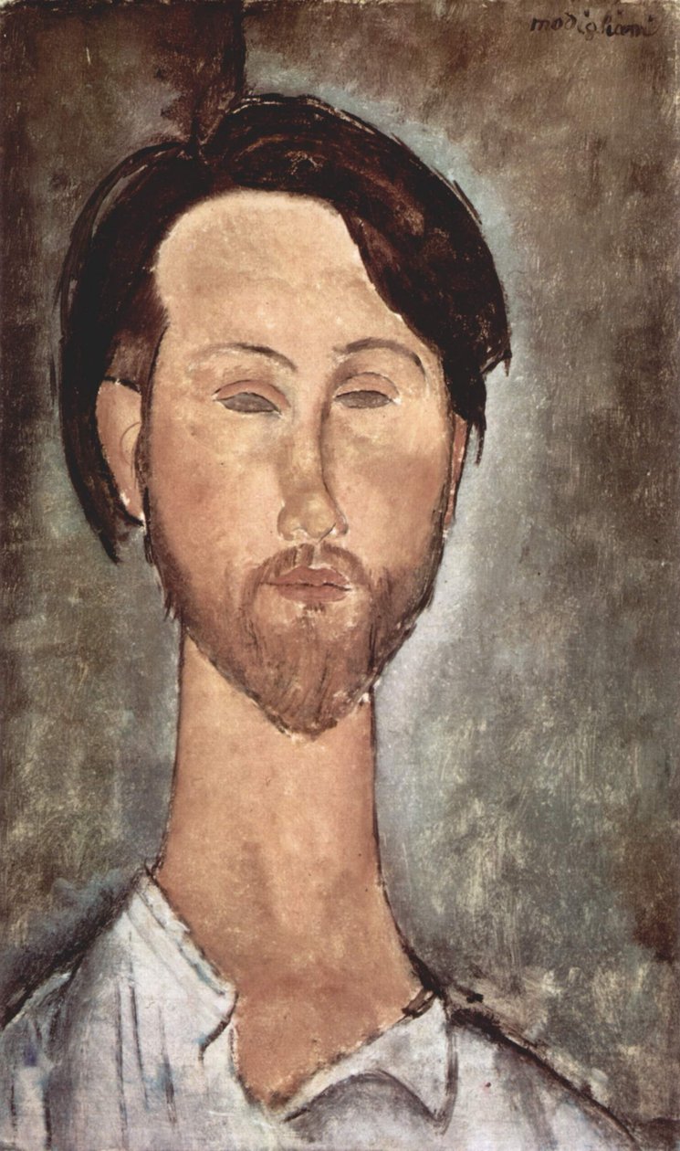 LéopoldZborowskiの肖像 作： アメデオ・モディリアーニ
