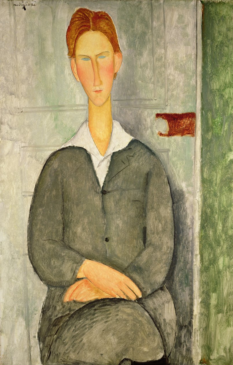 赤い髪の少年、1906 作： アメデオ・モディリアーニ