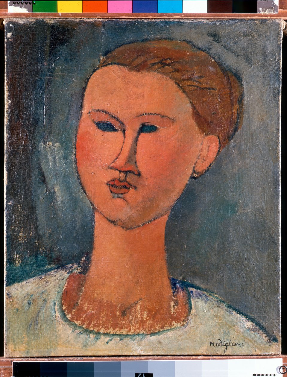 お嬢様の頭 作： アメデオ・モディリアーニ