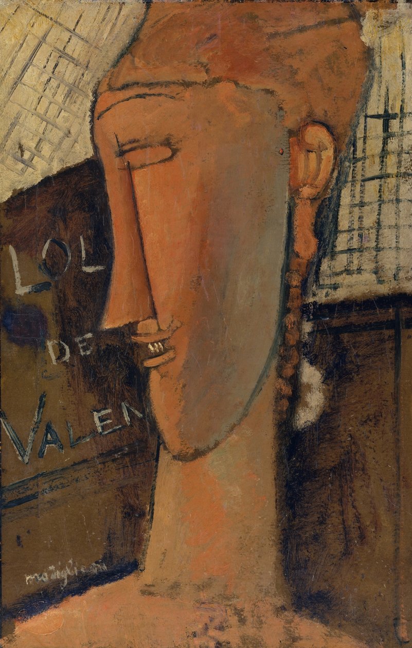 Lola de Valence、1915 作： アメデオ・モディリアーニ
