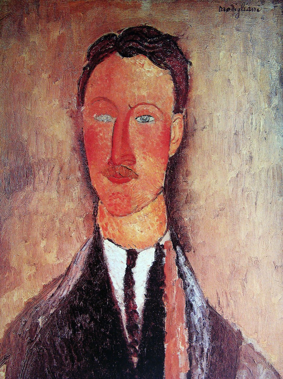LéopoldSurvage 1879-1968、1918の肖像 作： アメデオ・モディリアーニ