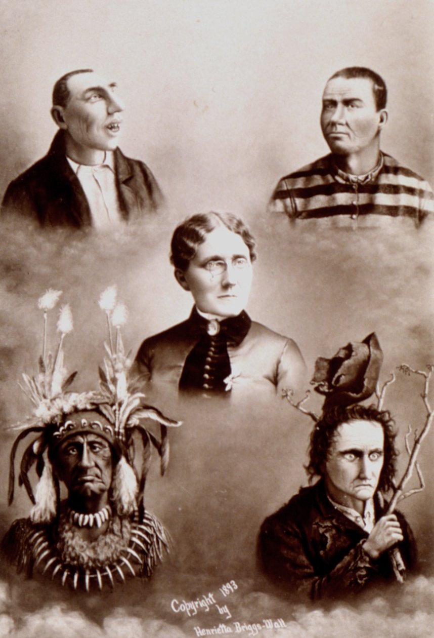 アメリカ人女性と彼女の政治的仲間、1893 作： アメリカの写真家