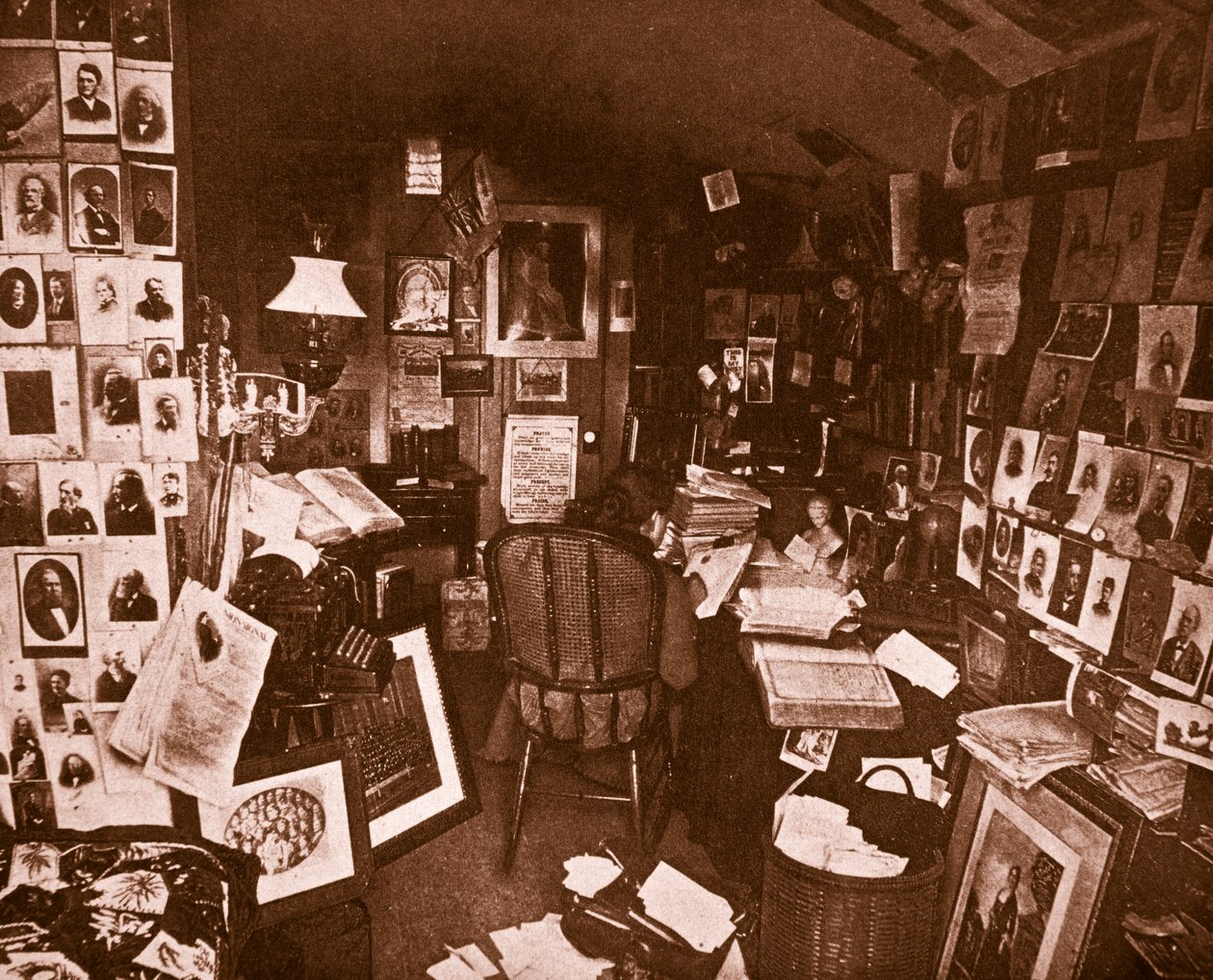 Frances E. Willards Rest Cottage、1889（セピア写真） 作： アメリカの写真家