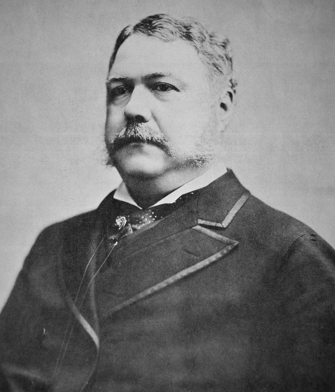 チェスター・A・アーサー大統領（1829-86）（モノクロ写真 作： アメリカの写真家