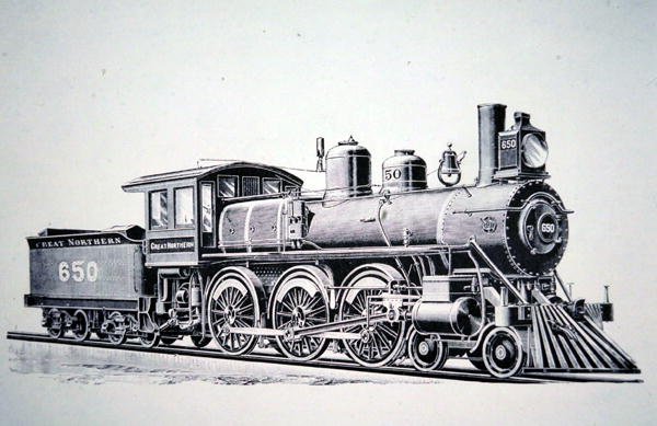4-6-0 普通十輪電車（刻印） 作： アメリカの学校