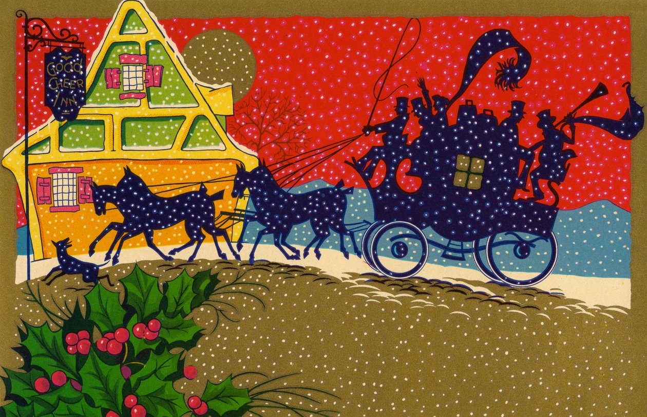 クリスマス・イブの馬車 作： アメリカの学校