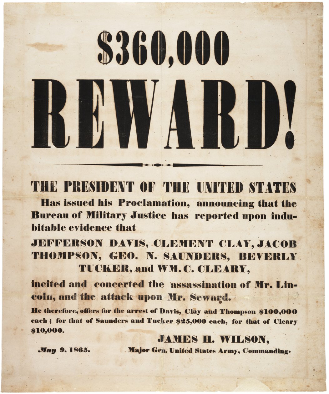 リンカーン暗殺報奨、1865年5月9日 作： アメリカの学校