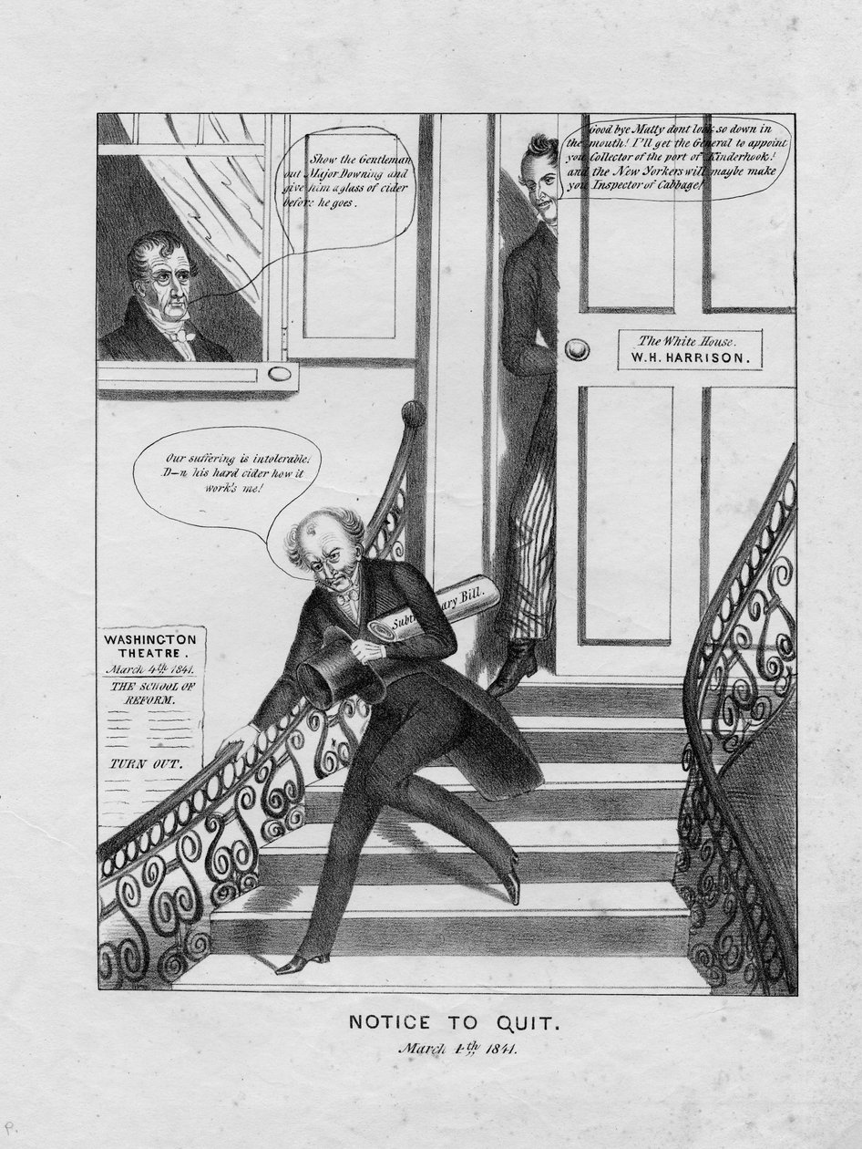 終了のお知らせ：1841年3月4日 作： アメリカの学校