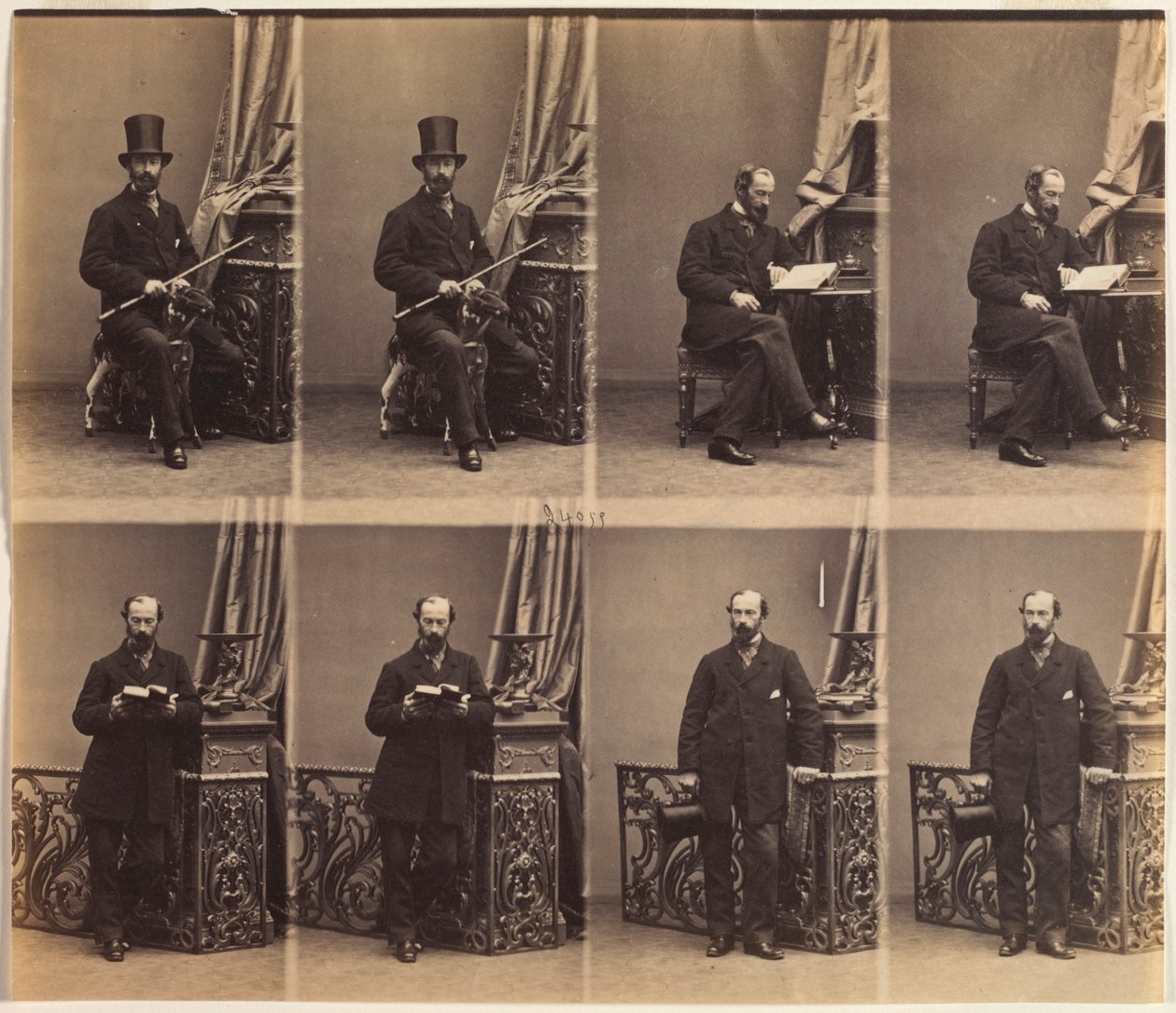ムッシュ・メルレン、1861年。 作： アンドレ・アドルフ・ユージン・ディスデリ