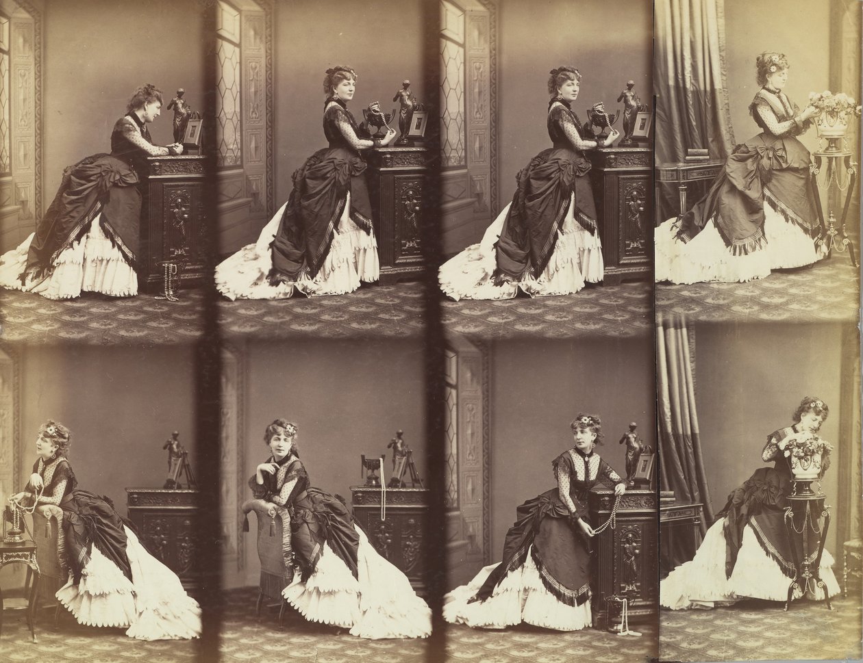 ロザリー・レオン、1866年。 作： アンドレ・アドルフ・ユージン・ディスデリ