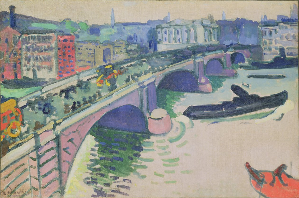ロンドン橋、1906年頃（キャンバスに油彩） 作： アンドレ・ドラン