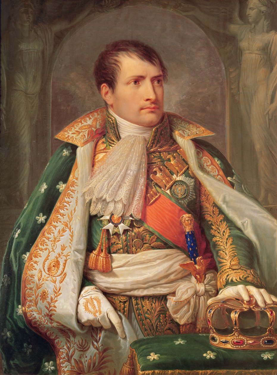ナポレオン1世（1769-1821）イタリア国王、1805-10年頃 作： アンドレア・ザ・エルダー・アッピアーニ