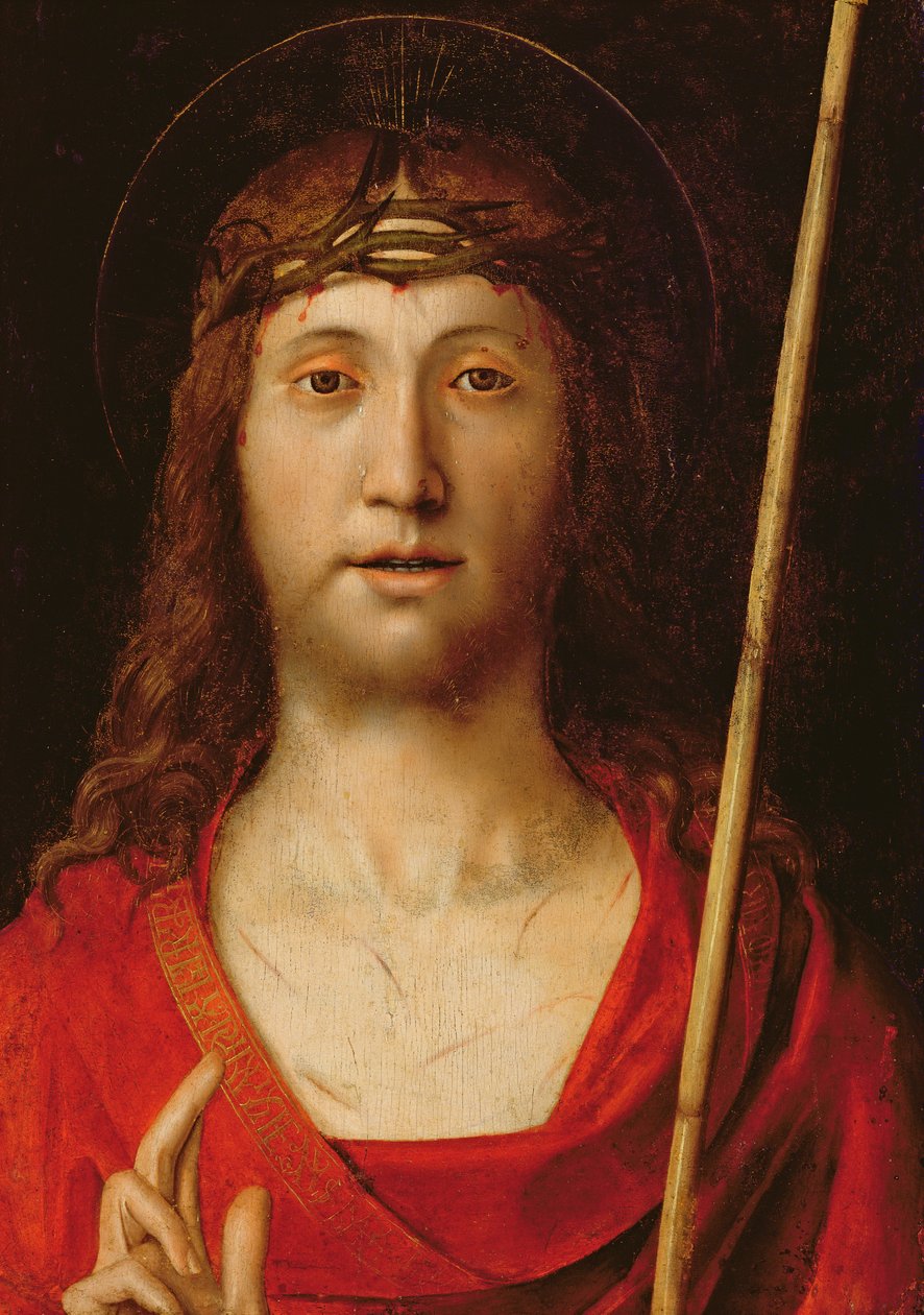 Ecce Homo (パネルに油彩) 作： アンドレア・ソラリオ