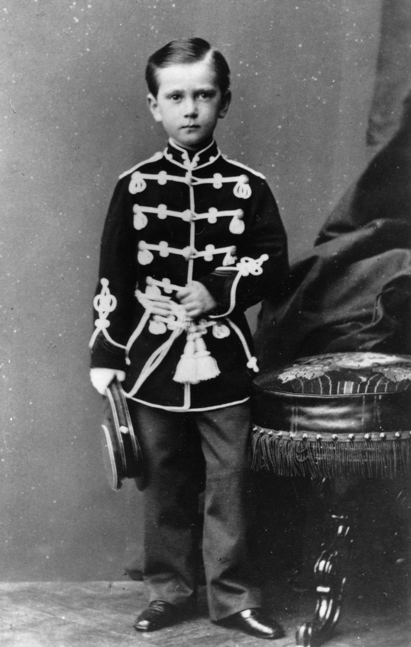 ロシアのポールアレクサンドロヴィッチ大公、c1864-c1867 作： アンドレイ・デニエール