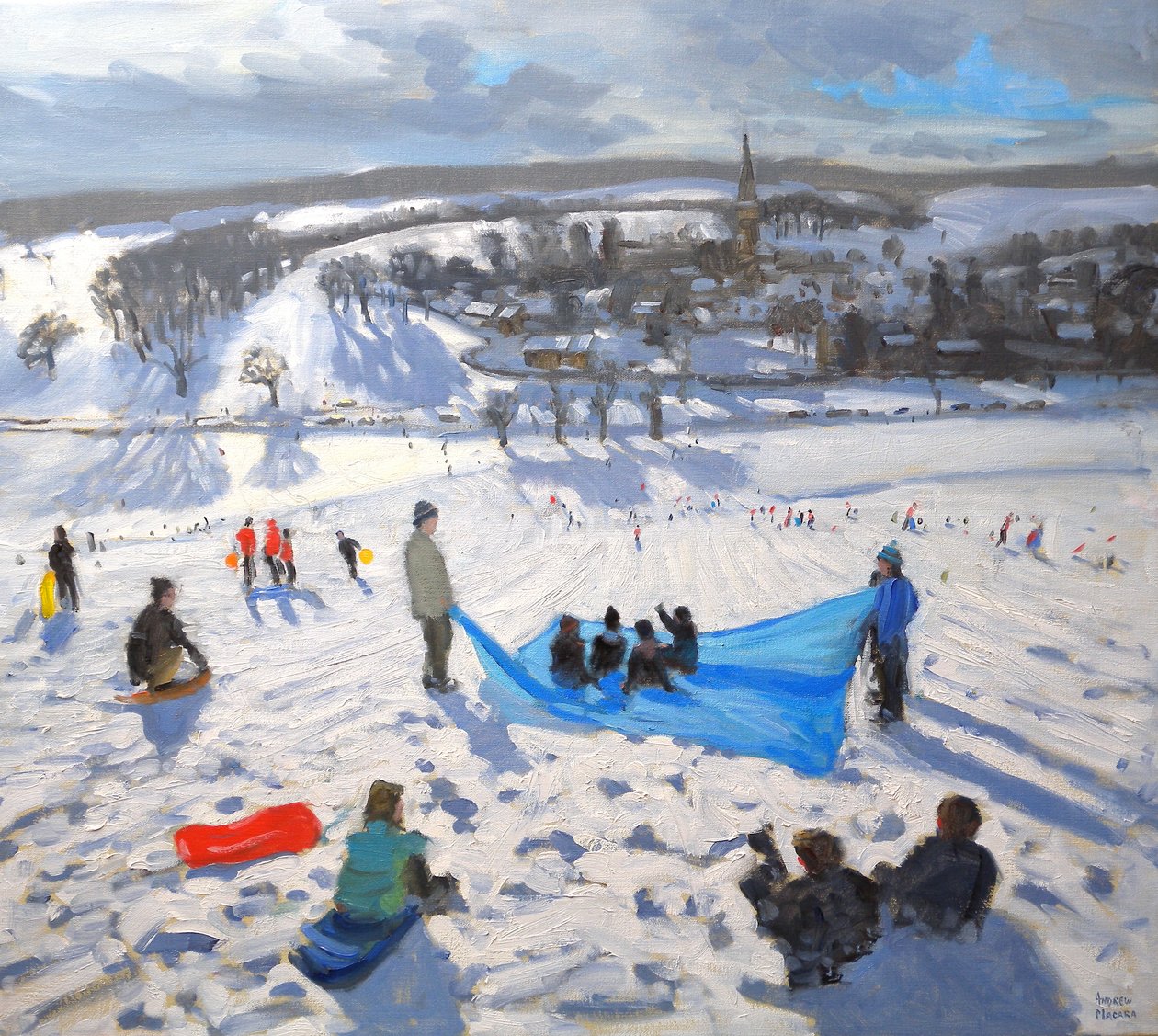 Edensor Village、チャッツワース、2010 作： アンドリュー・マカラ