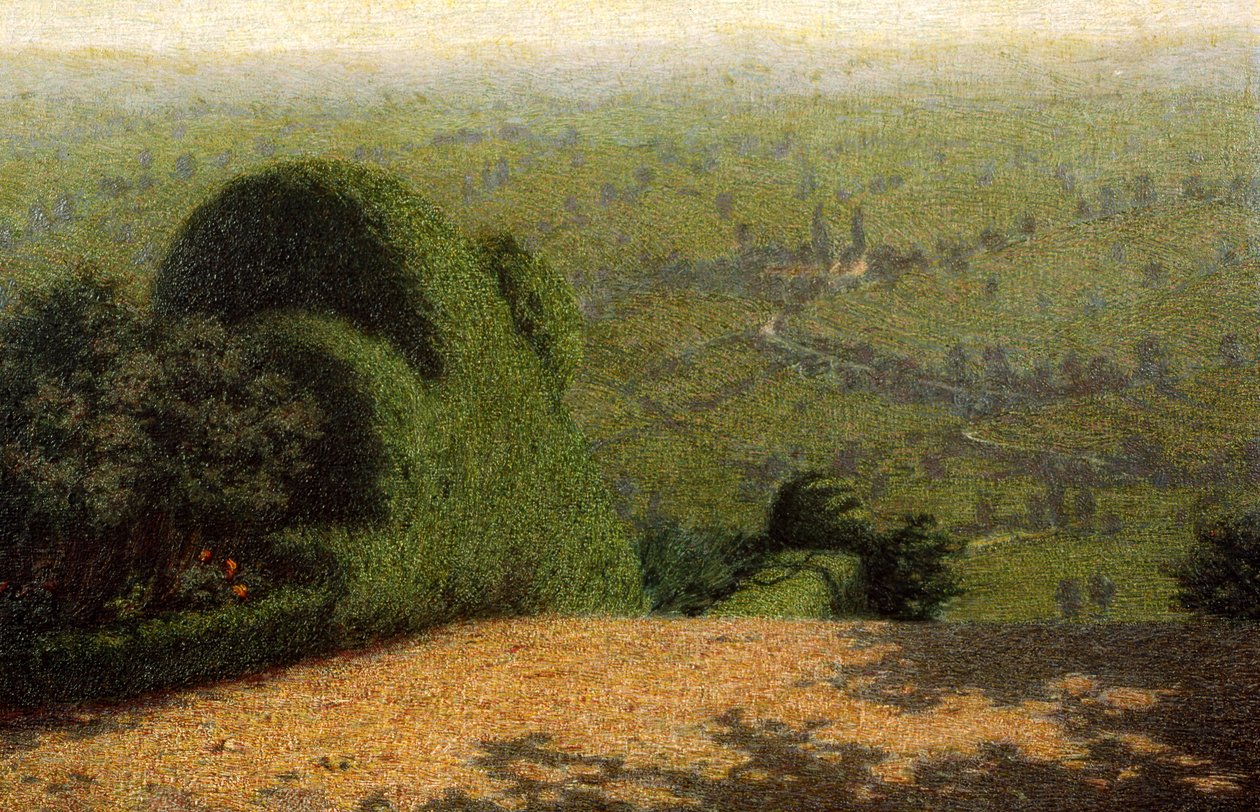 庭の角、1912 作： アンジェロ・モルベリ