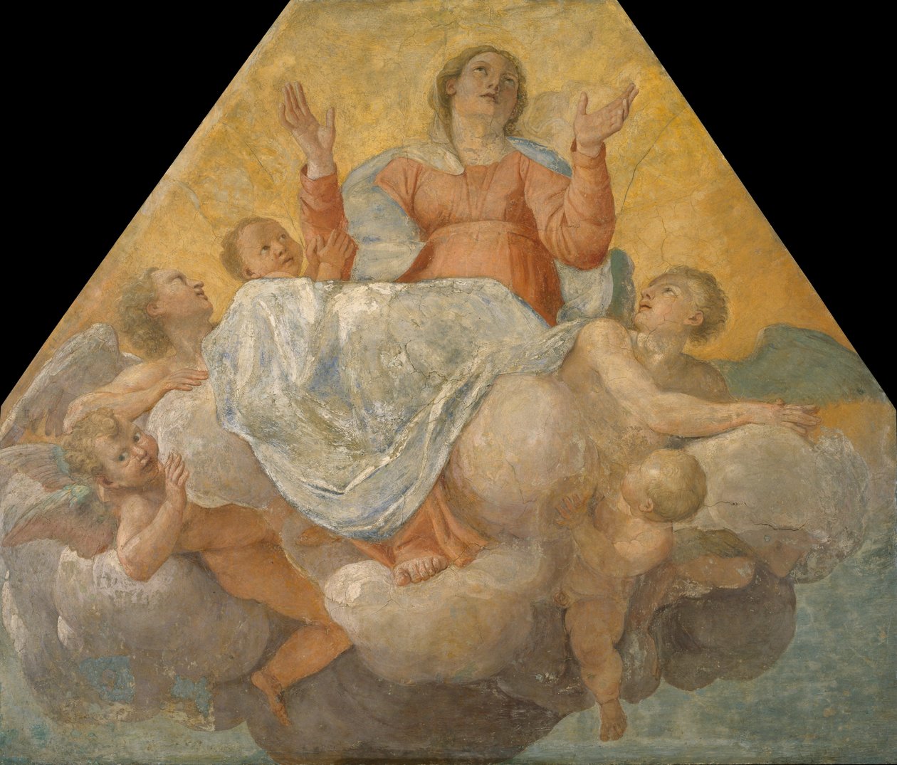 処女の仮定 作： Annibale Carracci