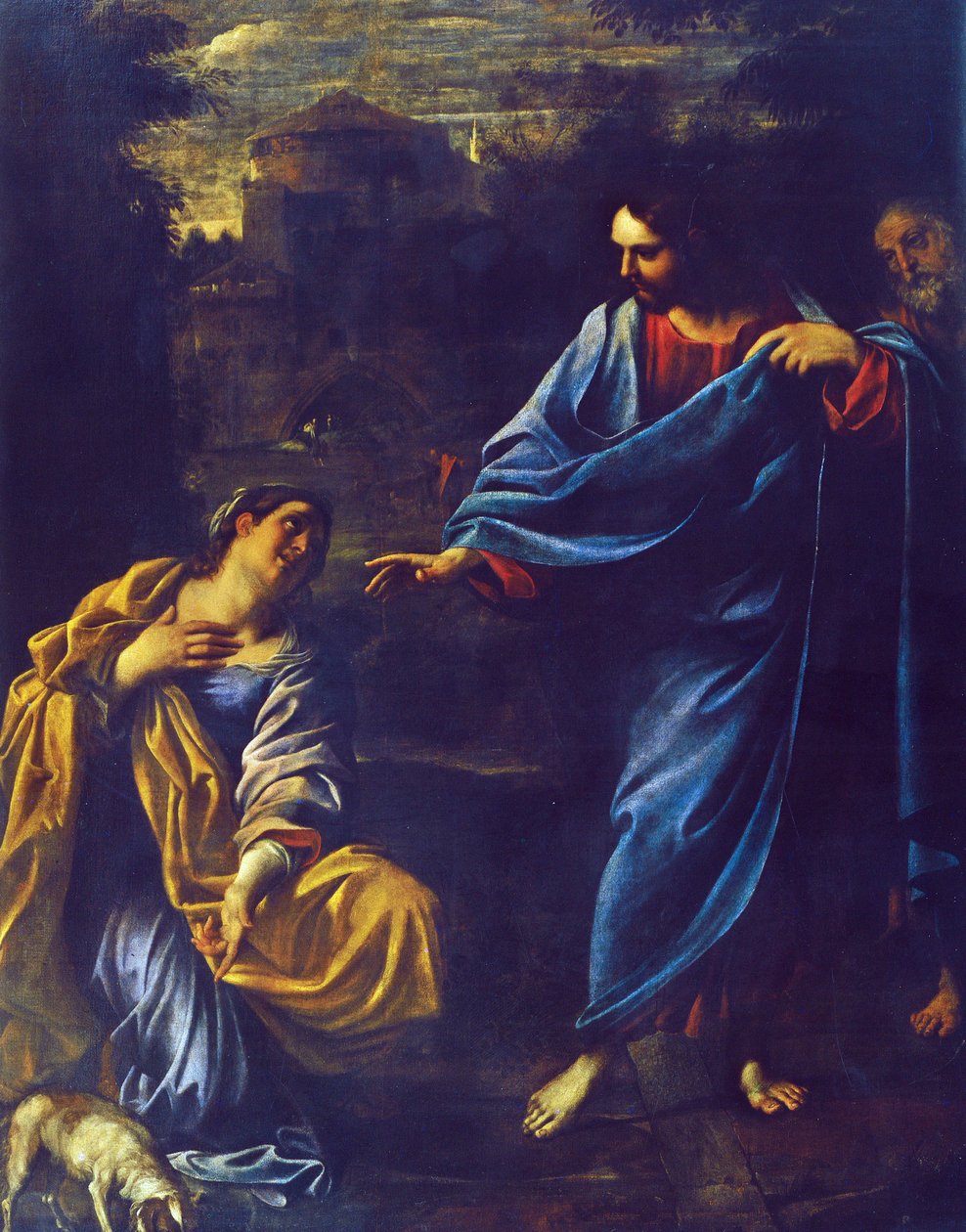 キリストとカナン人の女性 作： Annibale Carracci