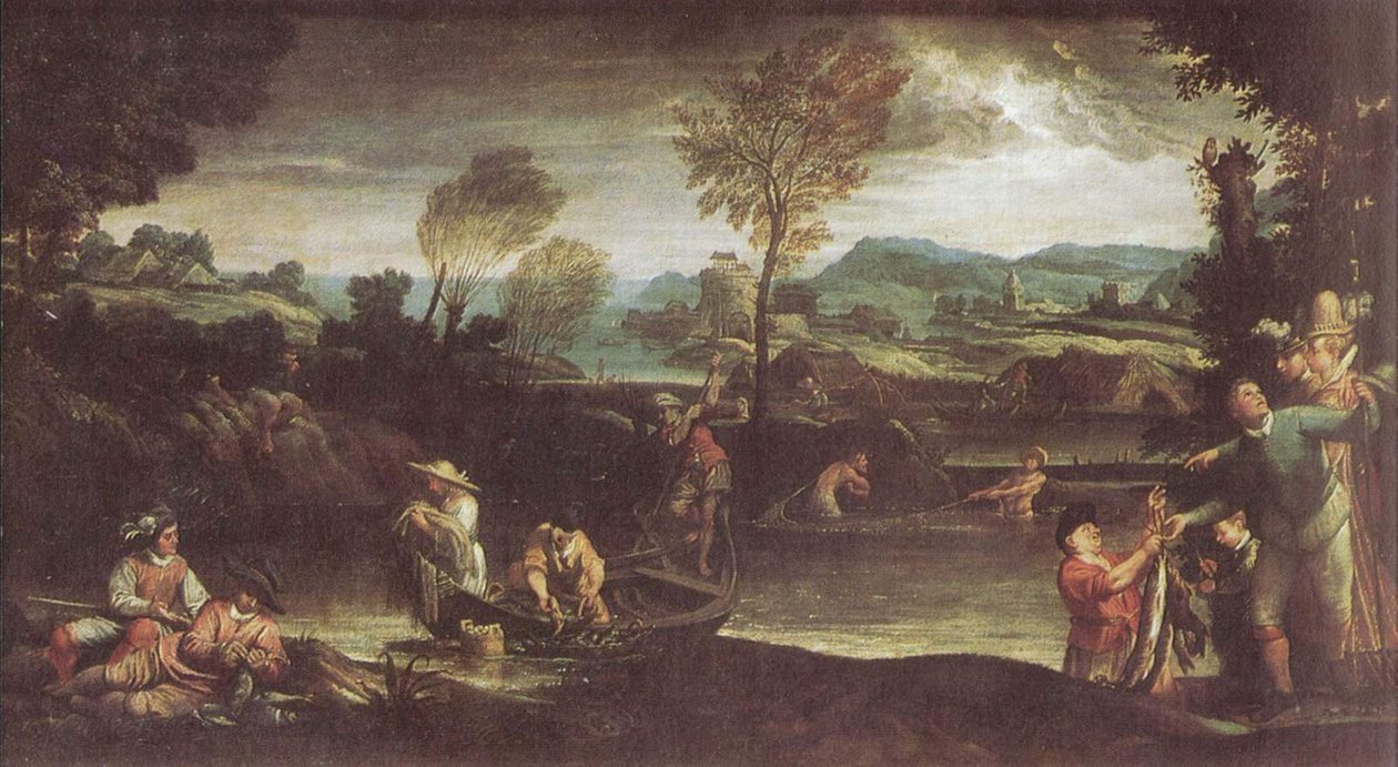 釣り 作： Annibale Carracci