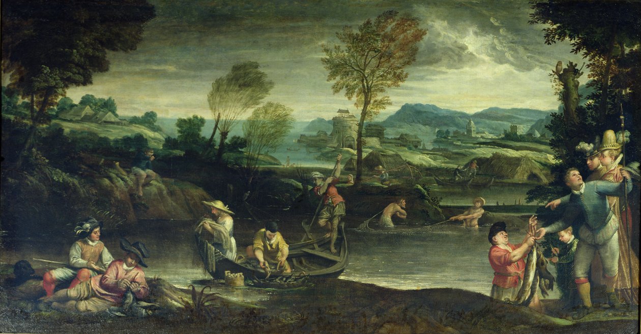 釣り 作： Annibale Carracci