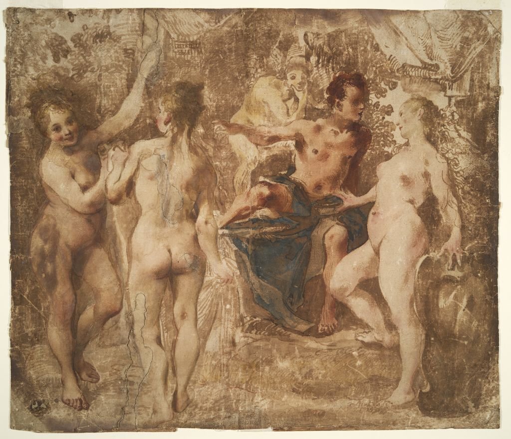 パリの審判 作： Annibale Carracci