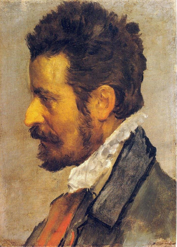 男の頭 作： Annibale Carracci
