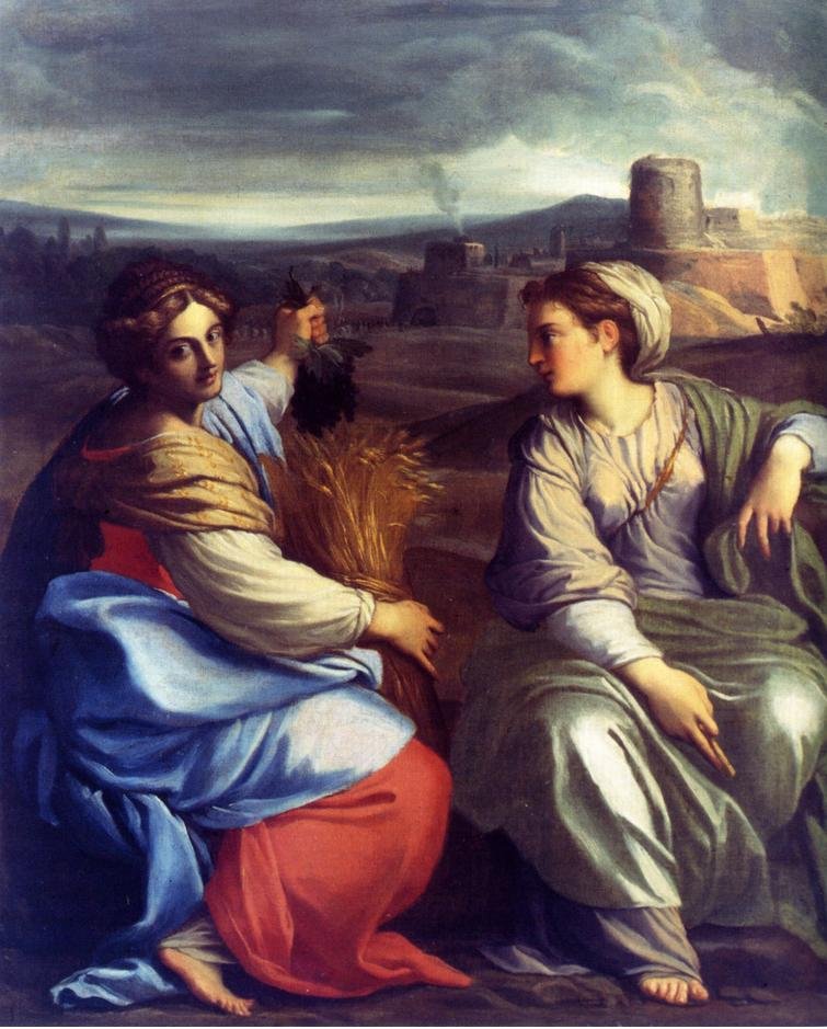 たっぷりとフェリシティ 作： Annibale Carracci