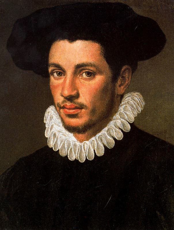 若い男の肖像 作： Annibale Carracci
