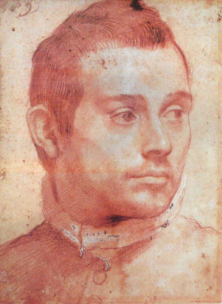 男の肖像 作： Annibale Carracci