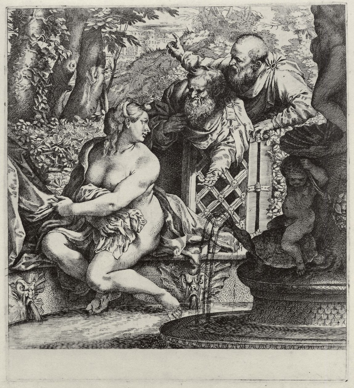 スザンナと長老 作： Annibale Carracci