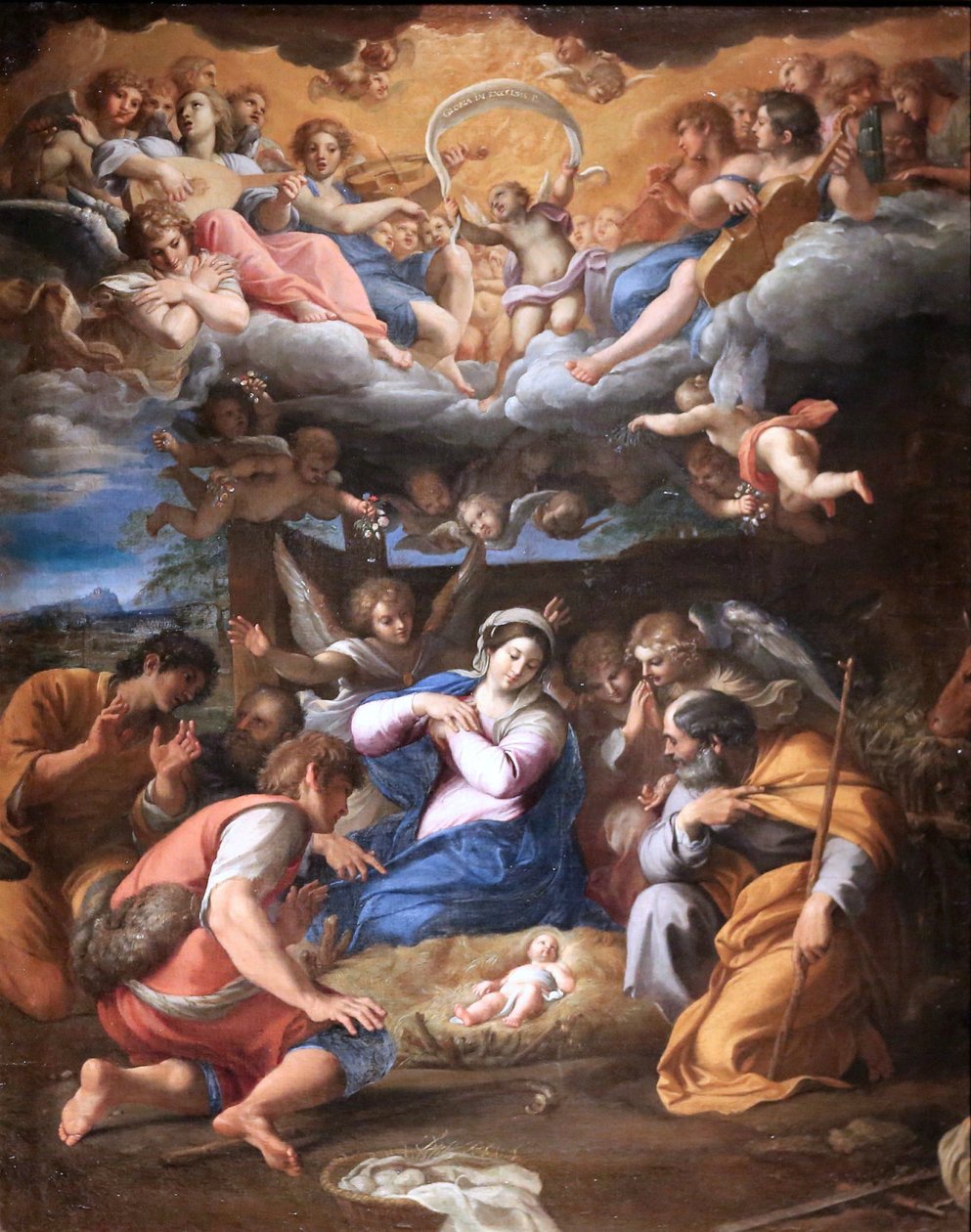 羊飼いの礼拝 作： Annibale Carracci
