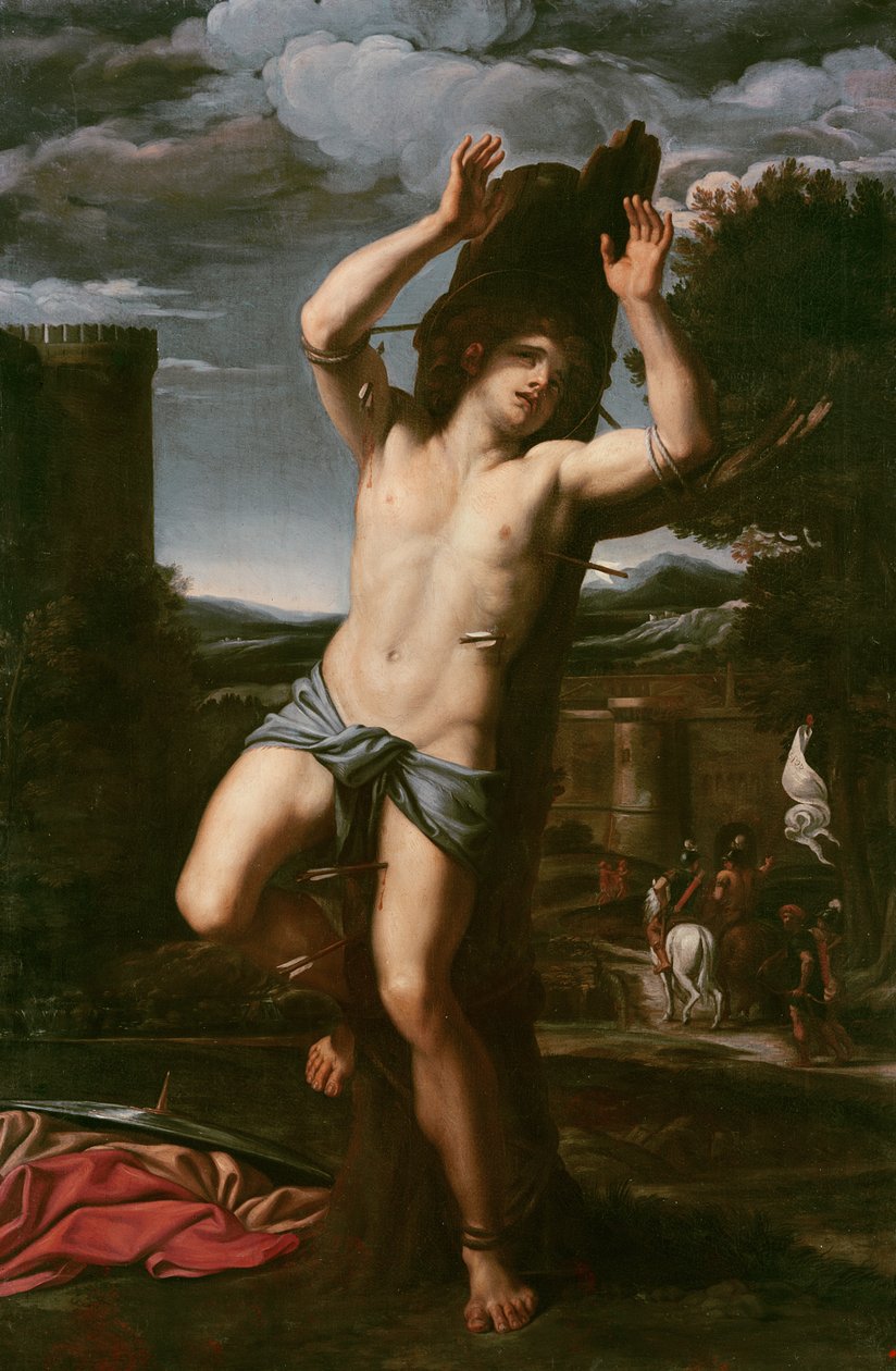 聖セバスチャンの殉教 作： Annibale Carracci