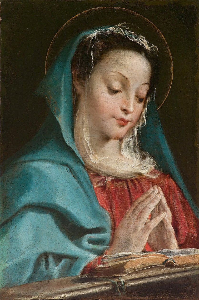 祈りの聖母 作： Annibale Carracci