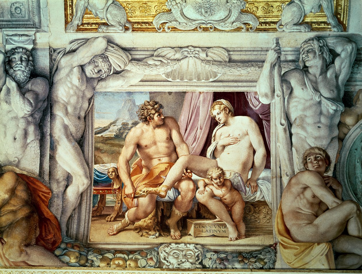 金星とアンキセス 作： Annibale Carracci