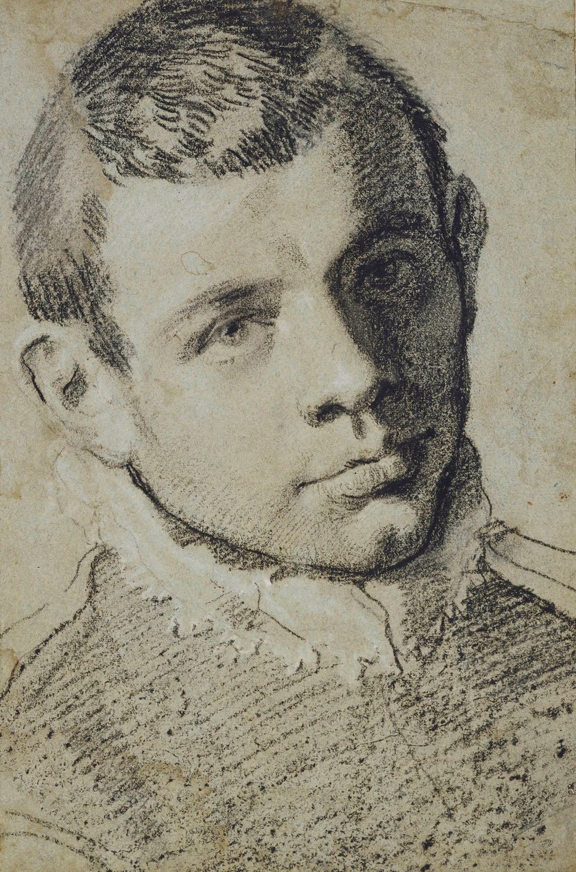 自画像 作： Annibale Carracci