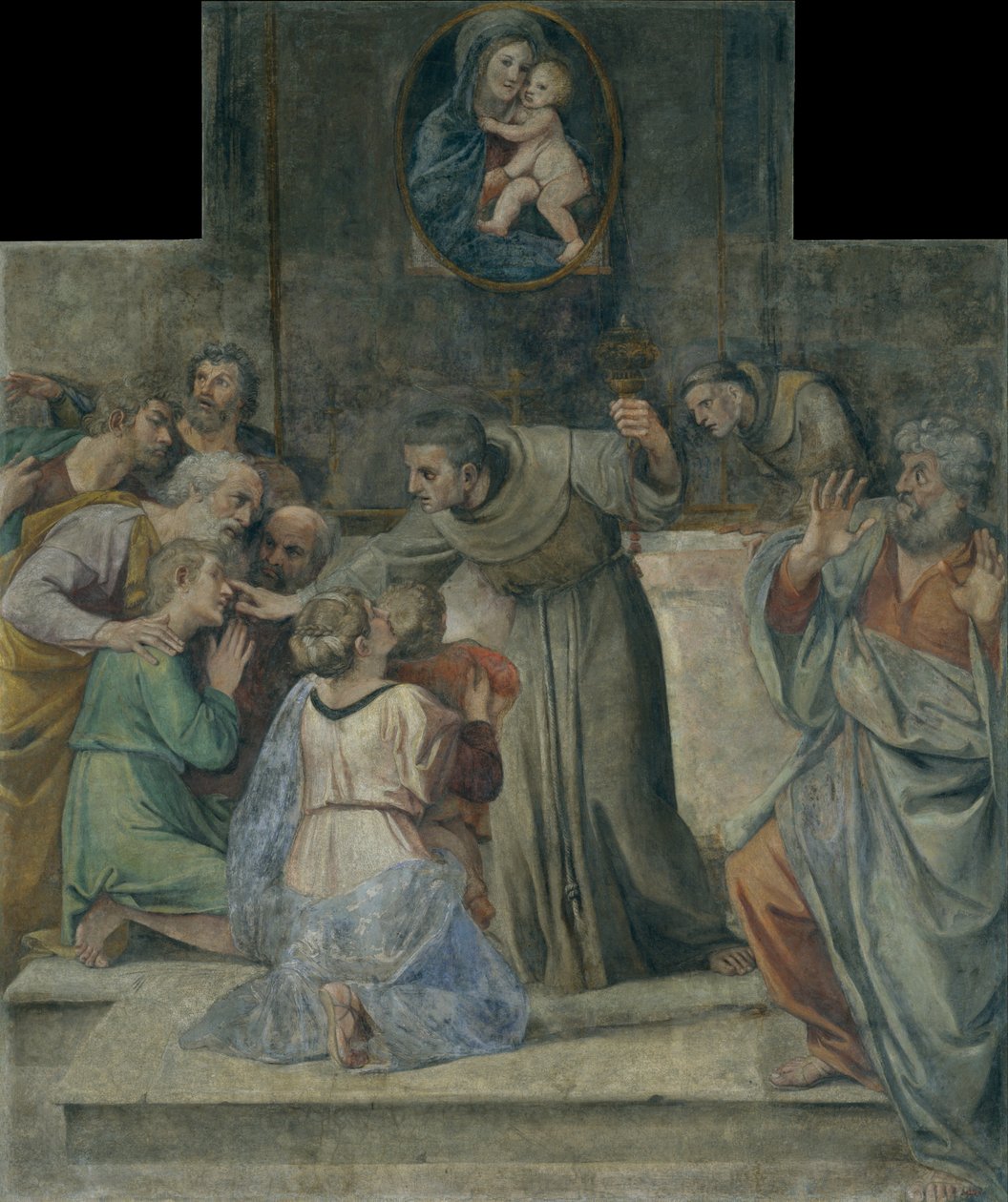 盲目の男を癒す 作： Annibale Carracci