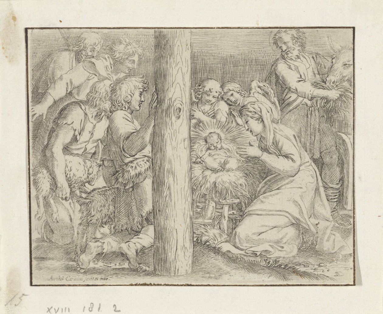 羊飼いの礼拝 作： Annibale Carracci