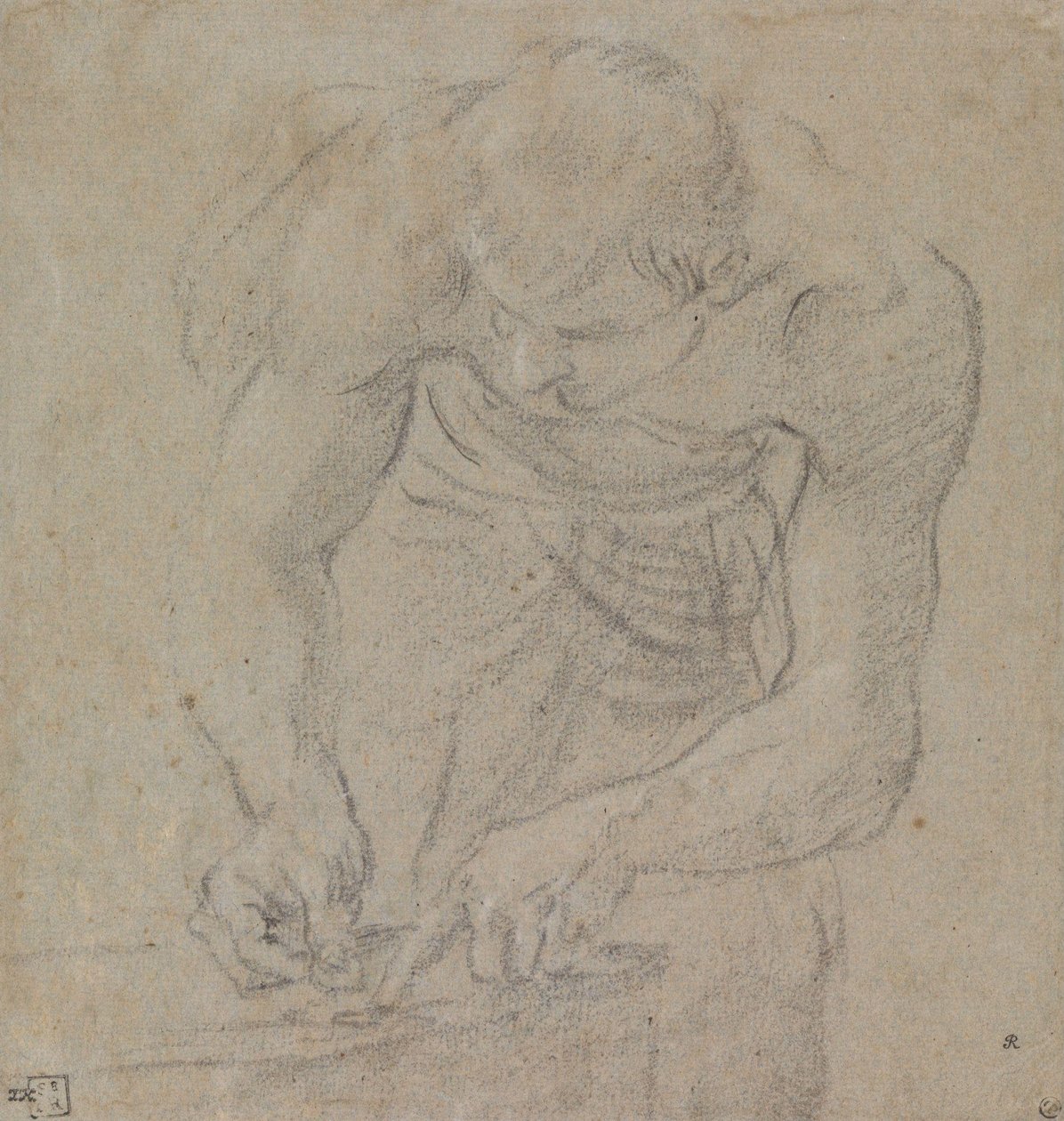 コインを数える男 作： Annibale Carracci