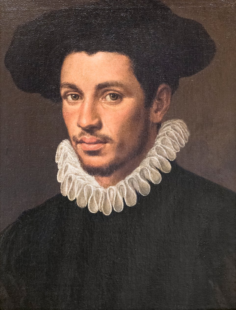 若い男の肖像 作： Annibale Carracci