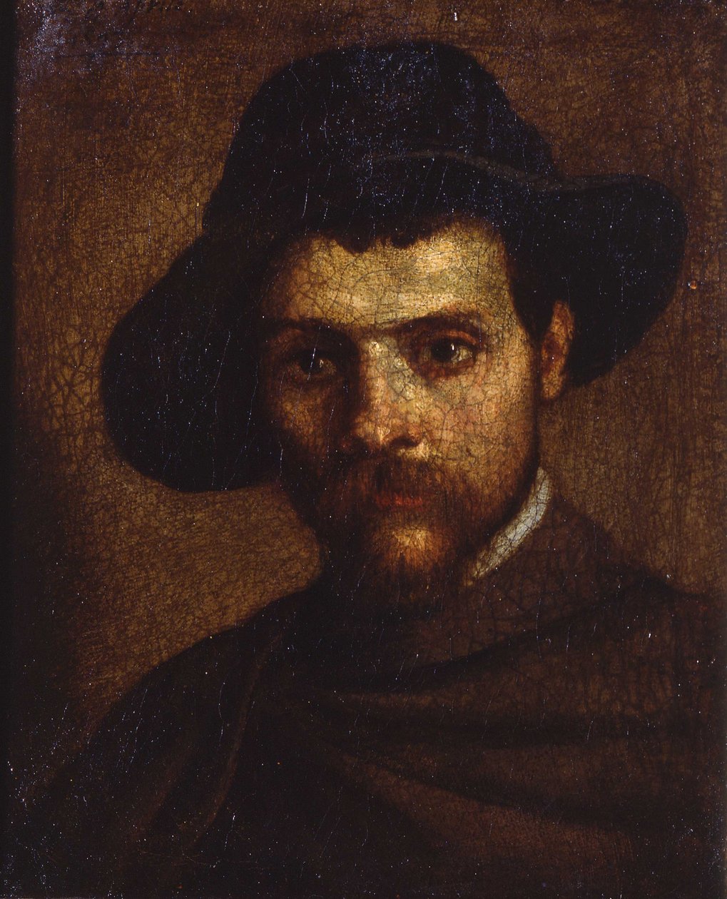 自画像 作： Annibale Carracci