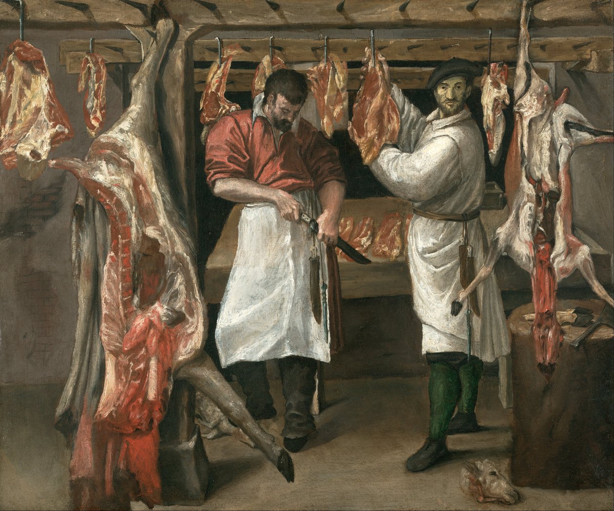 肉屋 作： Annibale Carracci